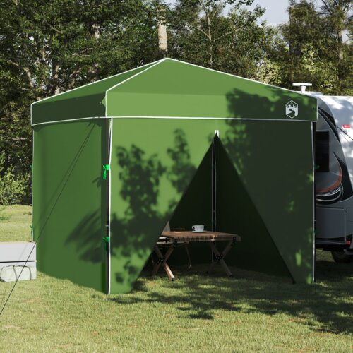 vidaXL Šator s nadstrešnicom Zelena 250 x 250 x 227 / 236 / 245 cm Cijene