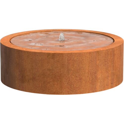 ADEZZ Okrogla vodna miza iz jekla Corten - 120 x 40 cm Cene