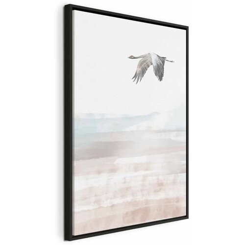  Slika - Crane\'s Flight (1 Part) Vertical 40x60 U crnom drvenom okviru Cijene