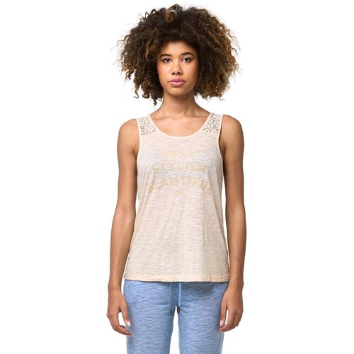 Leone 1947 Majice brez rokavov Woman Tank Lace Siva Cene