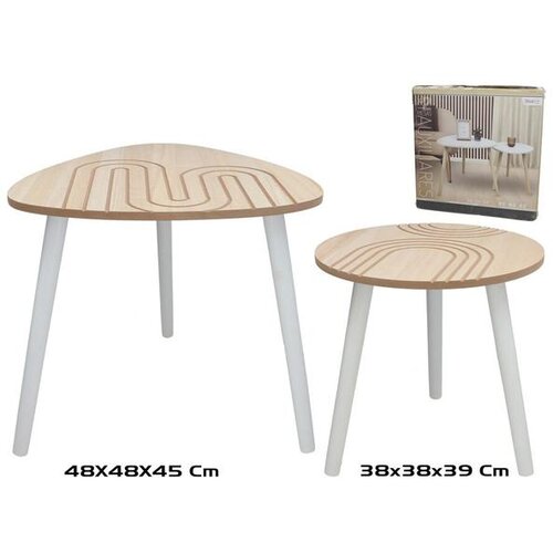  STOLOVI SET 2/1 48*48*45 CM BOR Cijene