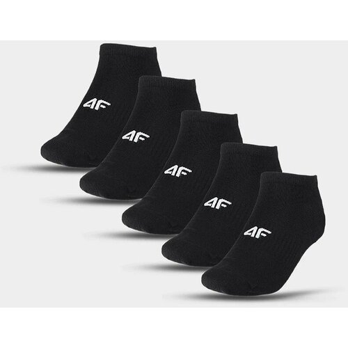 4f Men's Casual Socks Under the Ankle (5pack) - Black Cene