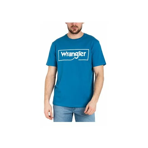 Wrangler Majica W70JD369F Modra Regular Fit