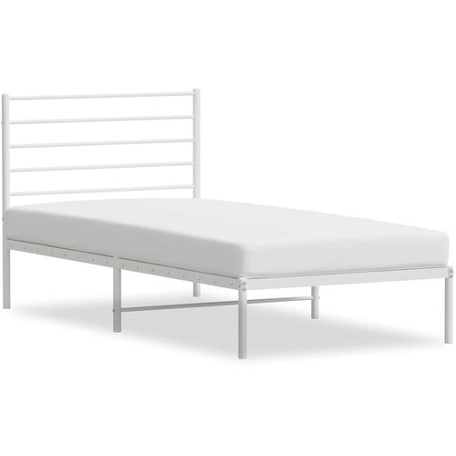  okvir za krevet s uzglavljem bijeli 80x200 cm Slike