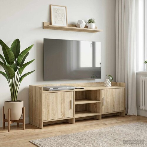 TV ormar 130 x 33 x 47 cm Hrast sonoma Konstruirano drvo Cijene