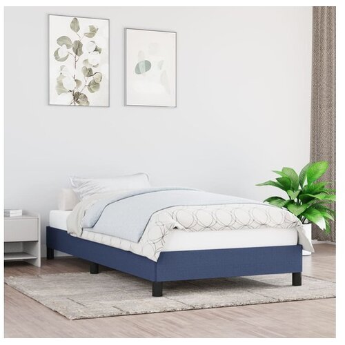  okvir za krevet plavi 80x200 cm od tkanine Cene