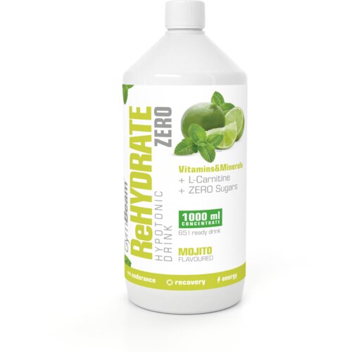 GymBeam Ionic drink ReHydrate ZERO 1000 ml mohito Slike