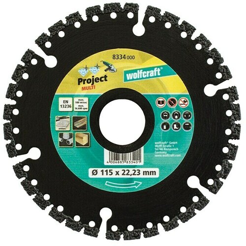 Wolfcraft Dijamantna rezna ploča Pro Multi (Promjer rezne ploče: 115 mm, Debljina plohe: 3 mm) Cijene