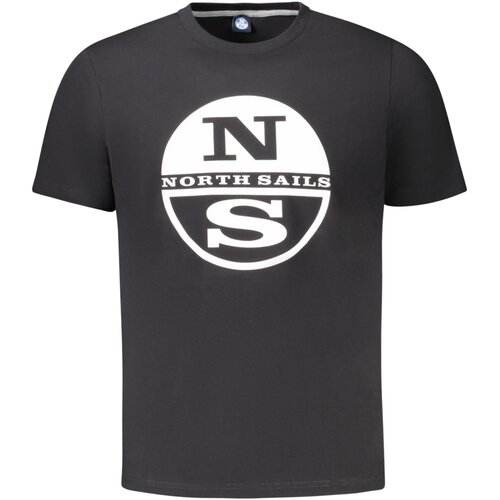 North Sails SHORT SLEEVE T-SHIRT MEN BLACK Slike