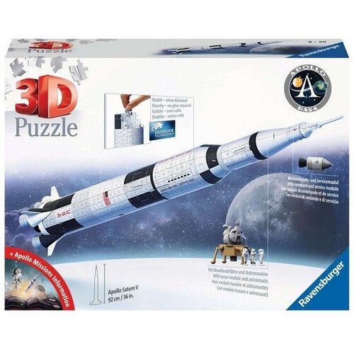 Ravensburger 3D puzzle - Model rakete Apolo Saturn V - 440 delova Cene