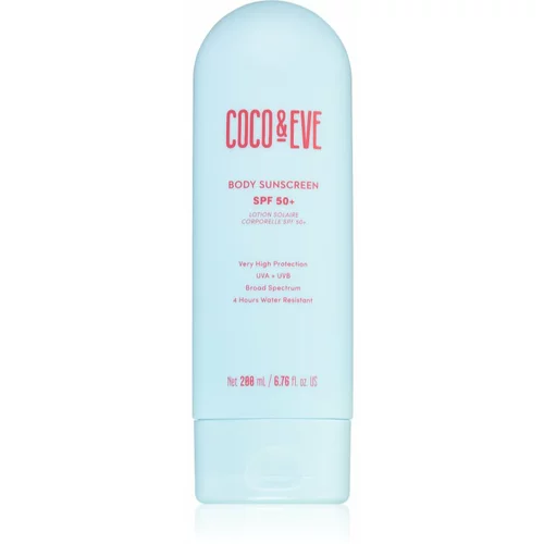 Coco & Eve SPF 50+ Body Sunscreen lahki zaščitni fluid SPF 50+ 200 ml