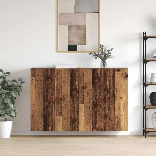  Ormarčići montirani na zid 2 pcs Staro drvo 69.5 x 34 x 90 cm Cijene