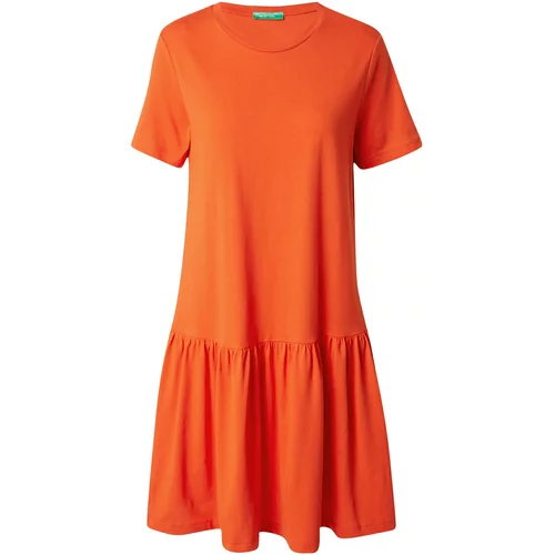United Colors Of Benetton Obleka oranžna