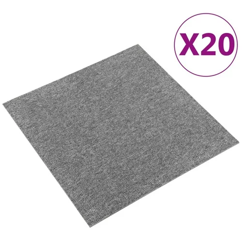  Talna obloga preproga 20 kosov 5 m² 50x50 cm siva