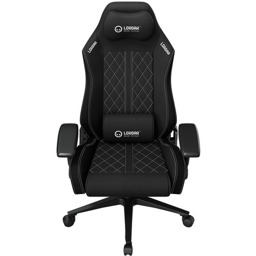 Lorgar CHA41 Fabric Gaming Chair Advanced Black/White LRG-CHA41-BK-WH Slike