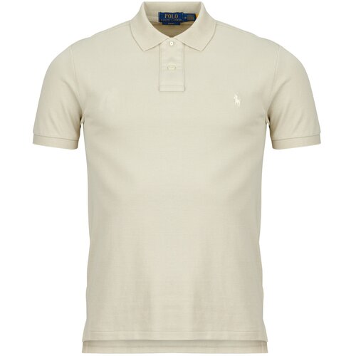 Polo Ralph Lauren POLO AJUSTE SLIM FIT EN COTON BASIC MESH Bež Slike