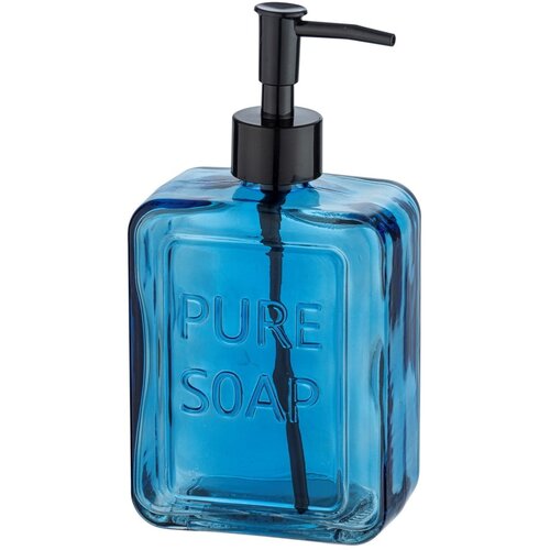 Wenko plavi stakleni dozator za sapun Pure Soap Slike