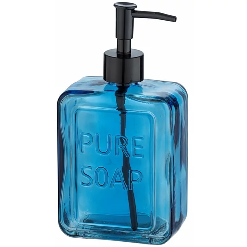 Wenko plavi stakleni dozator za sapun Pure Soap