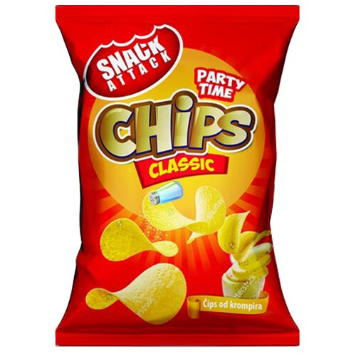 ALLORO čips classic snack attack 150g Slike