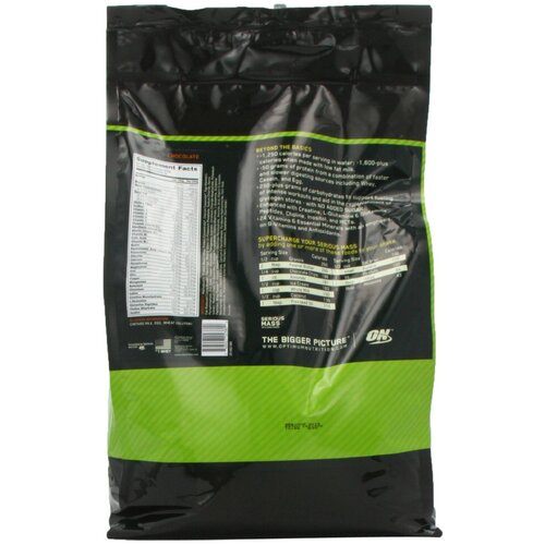 Optimum Nutrition serious mass 5450 g čokolada Slike