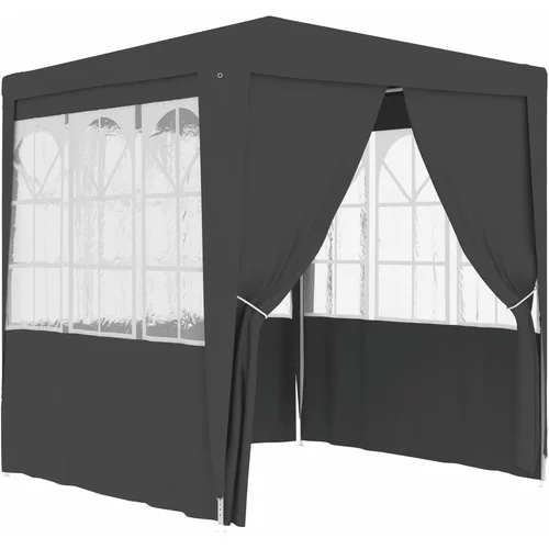 vidaXL Profesionalen vrtni šotor s stranicami 2,5x2,5 m 90 g/m², (20610620)
