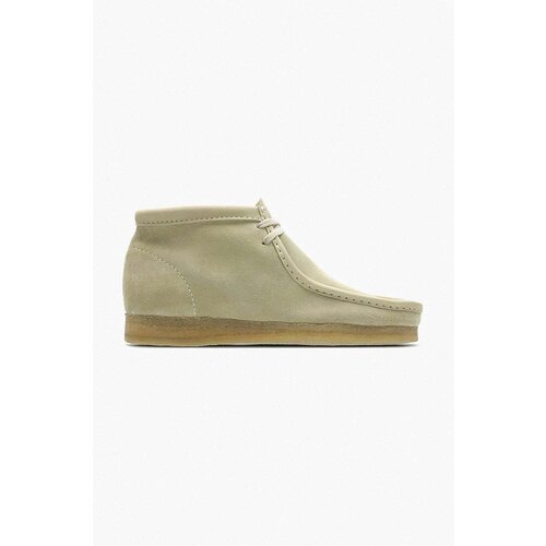 Clarks Originals Cipele od bru&amp;scaron;ene kože za žene, boja: bež, ravni potplat Slike