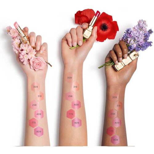 Guerlain KissKiss Bee Glow hranilni in vlažilni balzam za ustnice odtenek 809 Lavender Glow 3,2 g Slike
