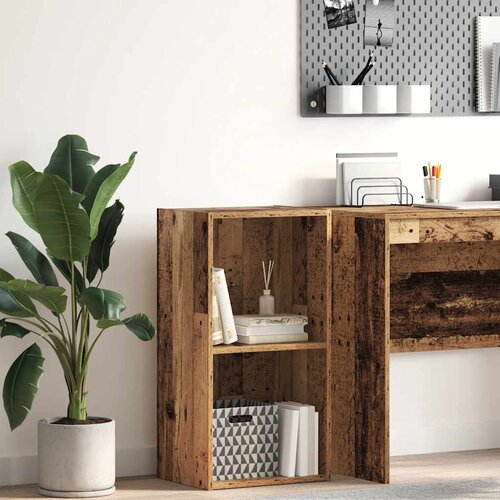  Regal za knjige boja starog drva 40x30x77 cm konstruirano drvo Cene