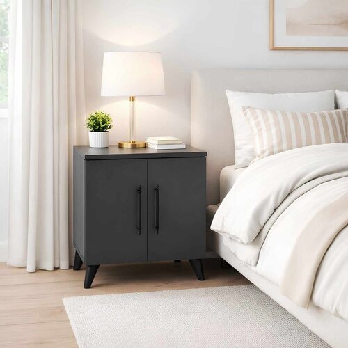 Hanah home noćni ormarić Lumen, 51,5 cm, antracit Cene