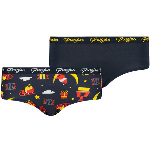 Frogies Women&amp;#039;s panties Santa Moon 2P Christmas Slike
