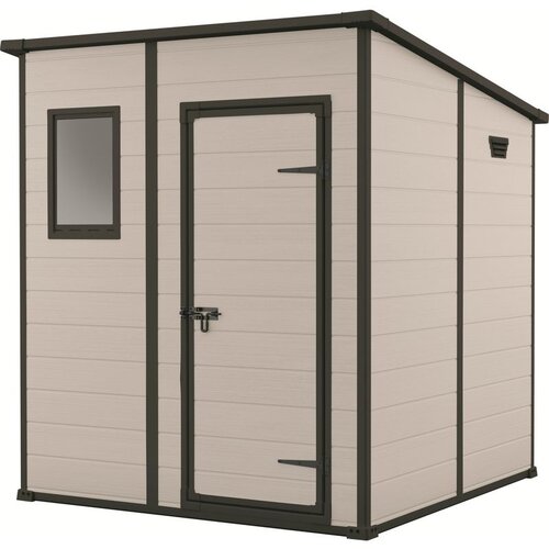 Keter vrtna kućica Manor Pent 6x6, bež Cijene