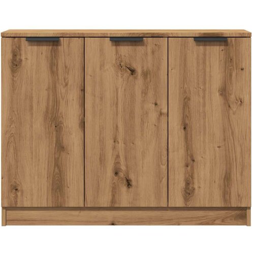 VidaXL Komoda Artisan hrast 90,5x30x70 cm izrađeno drvo Slike