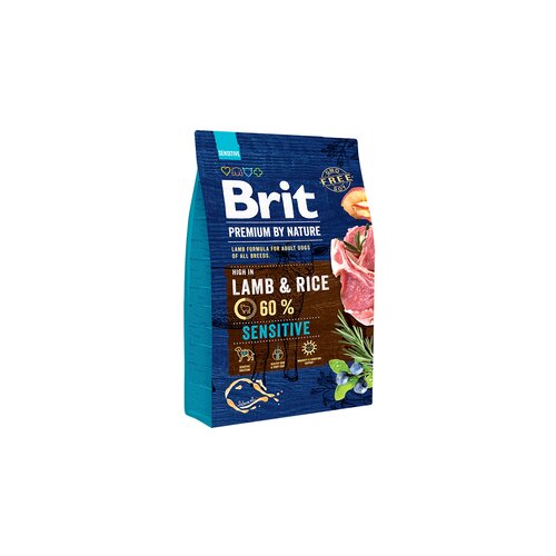 BRIT Premium by Nature Premium by Nature Sensitive Lamb suha hrana za pse, jagnjetina/riž, 3kg Cene