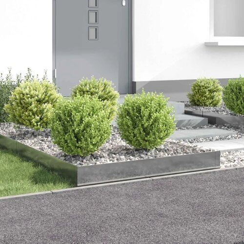  Ograda oko Travnjaka 4 kom. 100 x 100 x 20 cm Čelik Srebrna - Pocinčani čelik 100 x 100 x 20 cm 4 Cijene