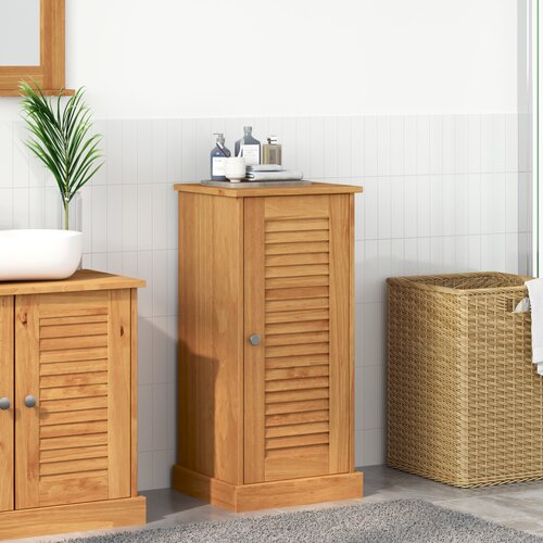 VidaXL kupaonski ormar &amp;quot;VIGO&amp;quot; 37x34x80 cm od masivnog drveta borovine Slike