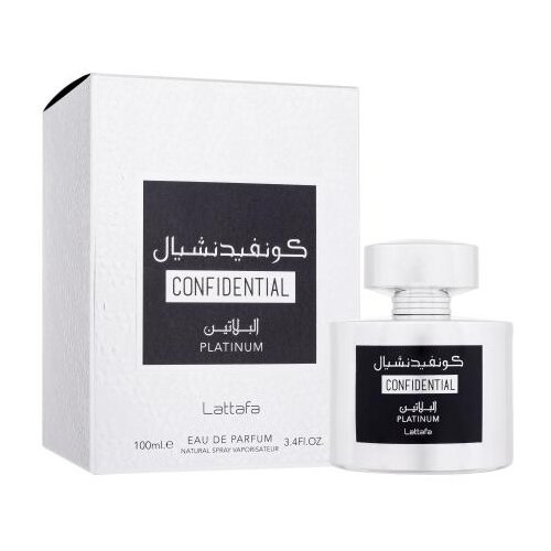 Lattafa Confidential Platinum parfumirana voda unisex 100 ml Slike