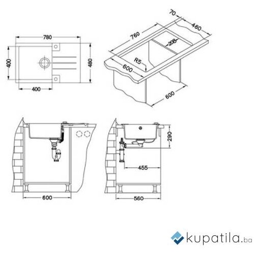 Sudopoer Rock 130 bež Alveus Slike