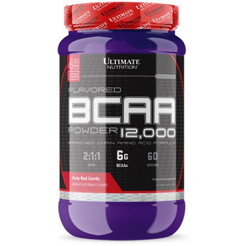 Ultimate Nutrition bcaa 12,000 &amp;ndash; vrhunski aminokiselinski suplement za brži oporavak - fruit punch Slike