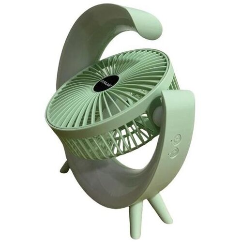  LED RGB punjiv stoni ventilator 5W/5V 1200 mAh zeleni Cene