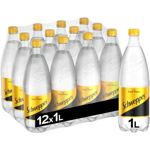 Schweppes Tonic Water 1l / XXL pakiranje 12 boca Slike