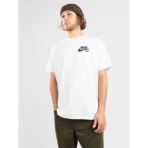 Nike SB Logo T-shirt white / black Slike