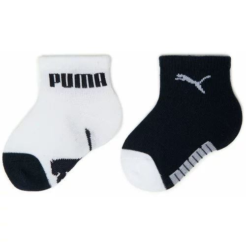 Puma Set 2 parov otroških visokih nogavic Baby Mini Cats Lifestyle Sock 2P 935478 New Navy / White 03