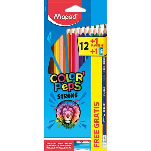  BOJICE ZA CRTANJE MAPED COLOR`PEPS STRONG - PROMO PACK Slike