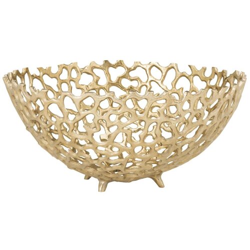 Eglo 427497 - Dekorativna činija KIMITSU, prečnika 32 cm, zlatna Slike