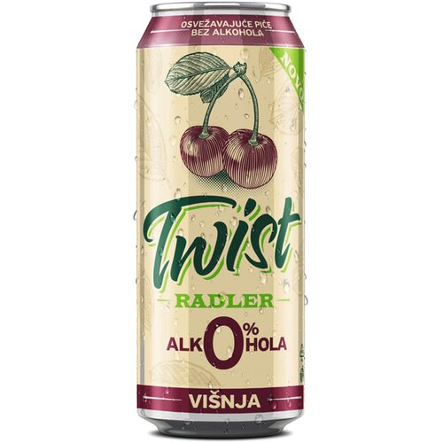CARLSBERG SRBIJA DOO Radler Twist Visnja 0% limenka 0.33l Cene