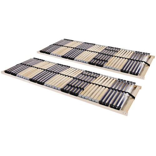  Podnice za krevet 2 kom s 42 letvice i 7 zona 70 x 200 cm Slike