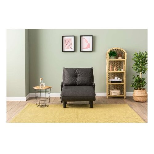 Atelier Del Sofa Sofa-krevet sa 1 sedicom Sento Single Dark Grey Cene