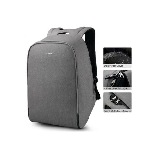 Tigernu ranac za laptop T-B3213HC 15.6&amp;#039;&amp;#039; black grey Slike