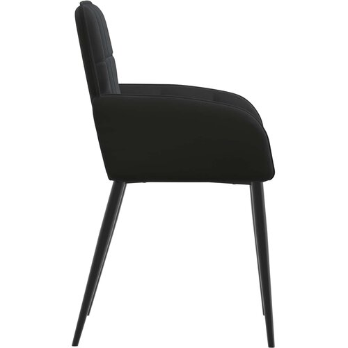  Trpezarijske stolice 4 pcs Bar&amp;scaron;un Crna 57 x 50 x 85 cm Slike