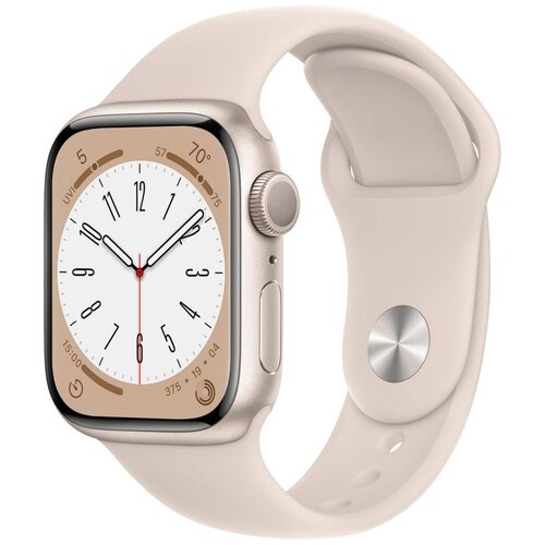 Apple SAT pametni, 1.9” LTPO OLED zaslon, vodootporan BT, WiFi – Watch Series 8 GPS 45mm Starlight Cijene